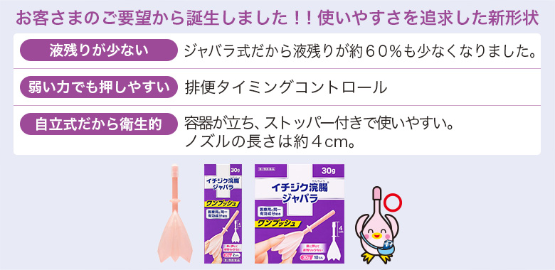お客様のご要望から誕生しました！！使いやすさを追求した新形状